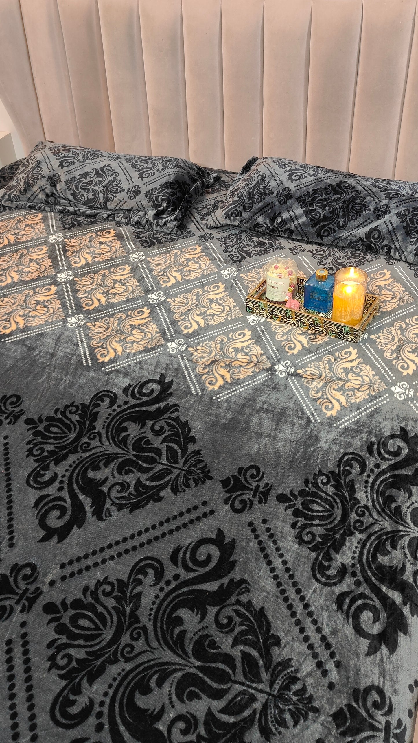 Grey Gold™ - Super Soft Velvet Bedsheet