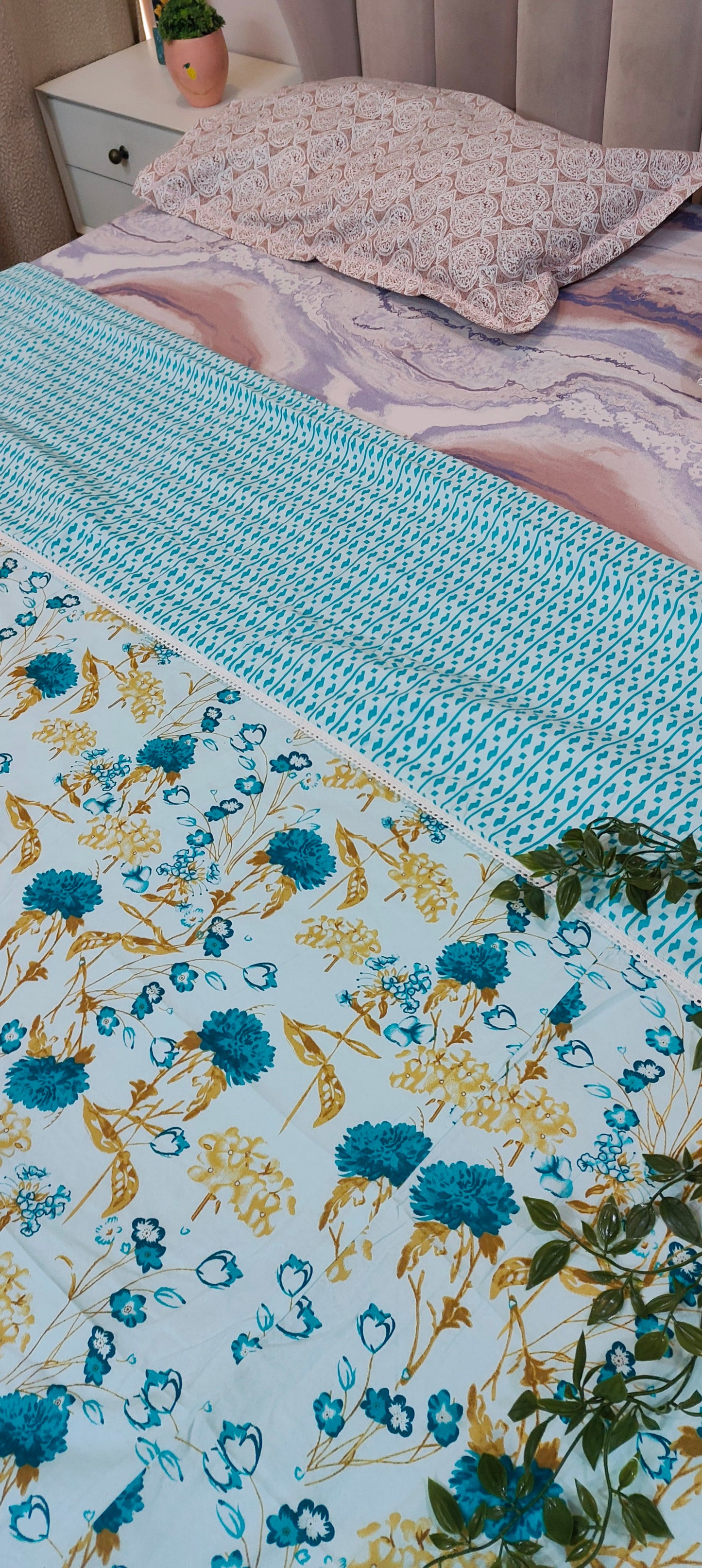 Aqua Blue™ - Pure Cotton Dohar