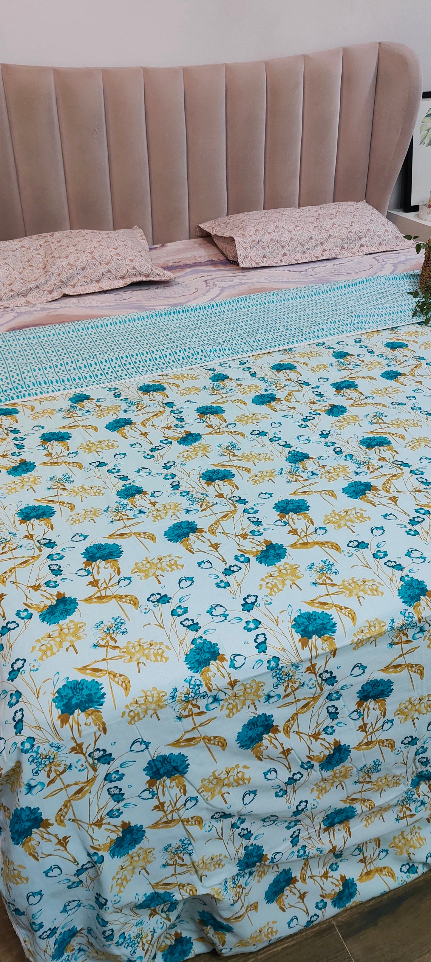 Aqua Blue™ - Pure Cotton Dohar