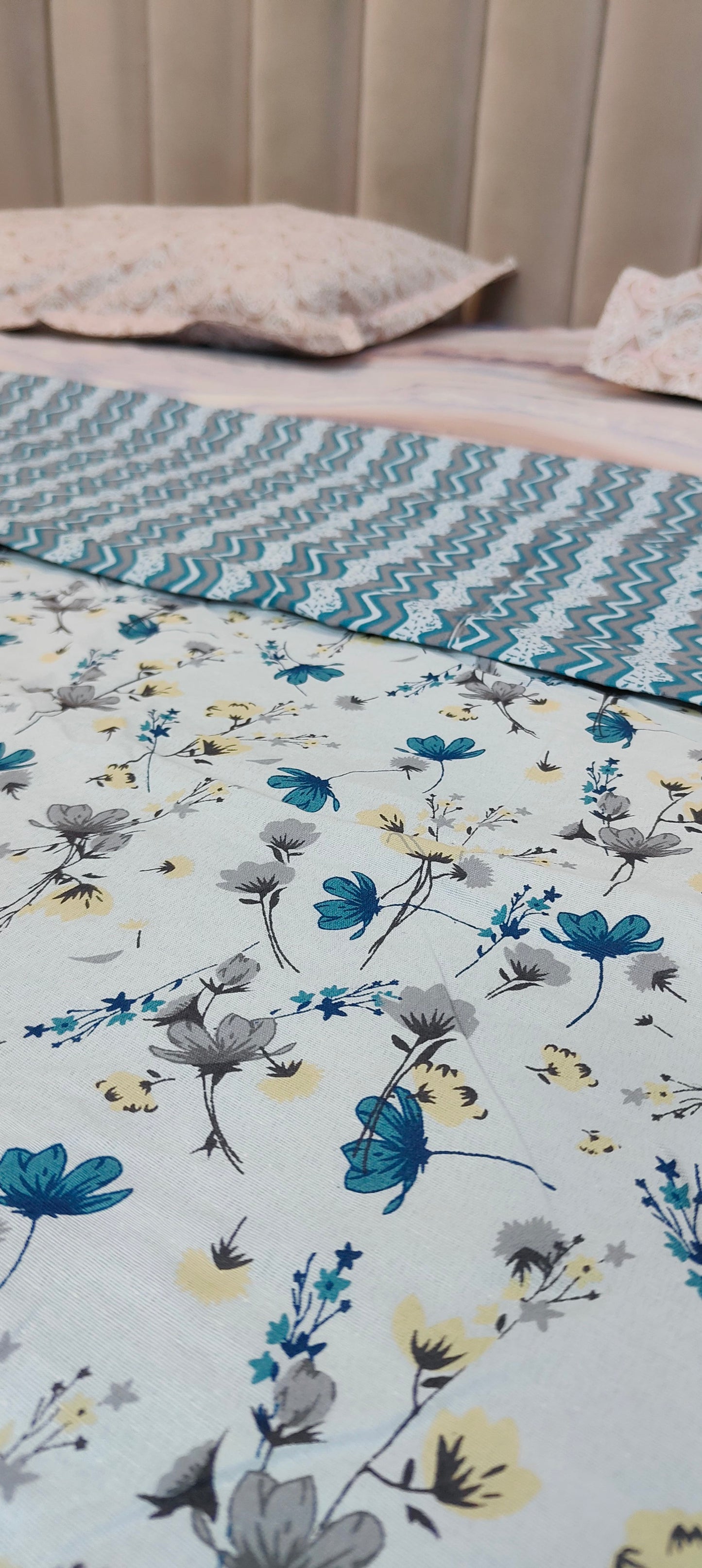 Sapphire bloom™ - Pure Cotton Dohar