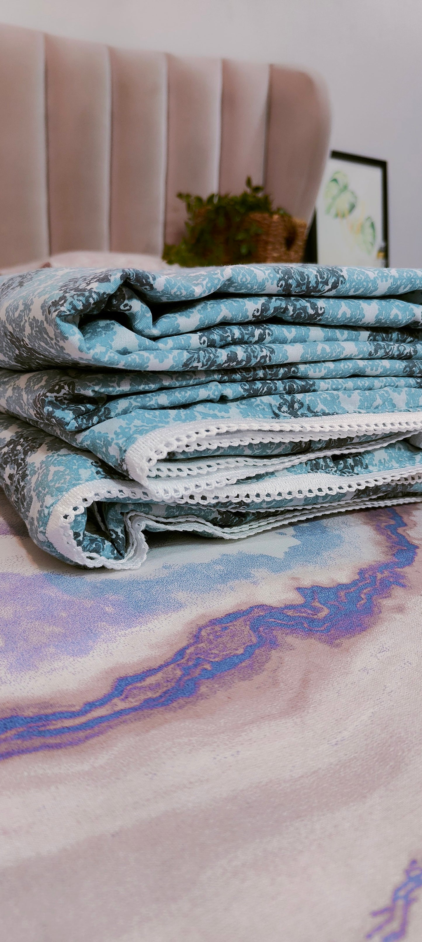 Ultramarine Paisley™ - Pure Cotton Dohar