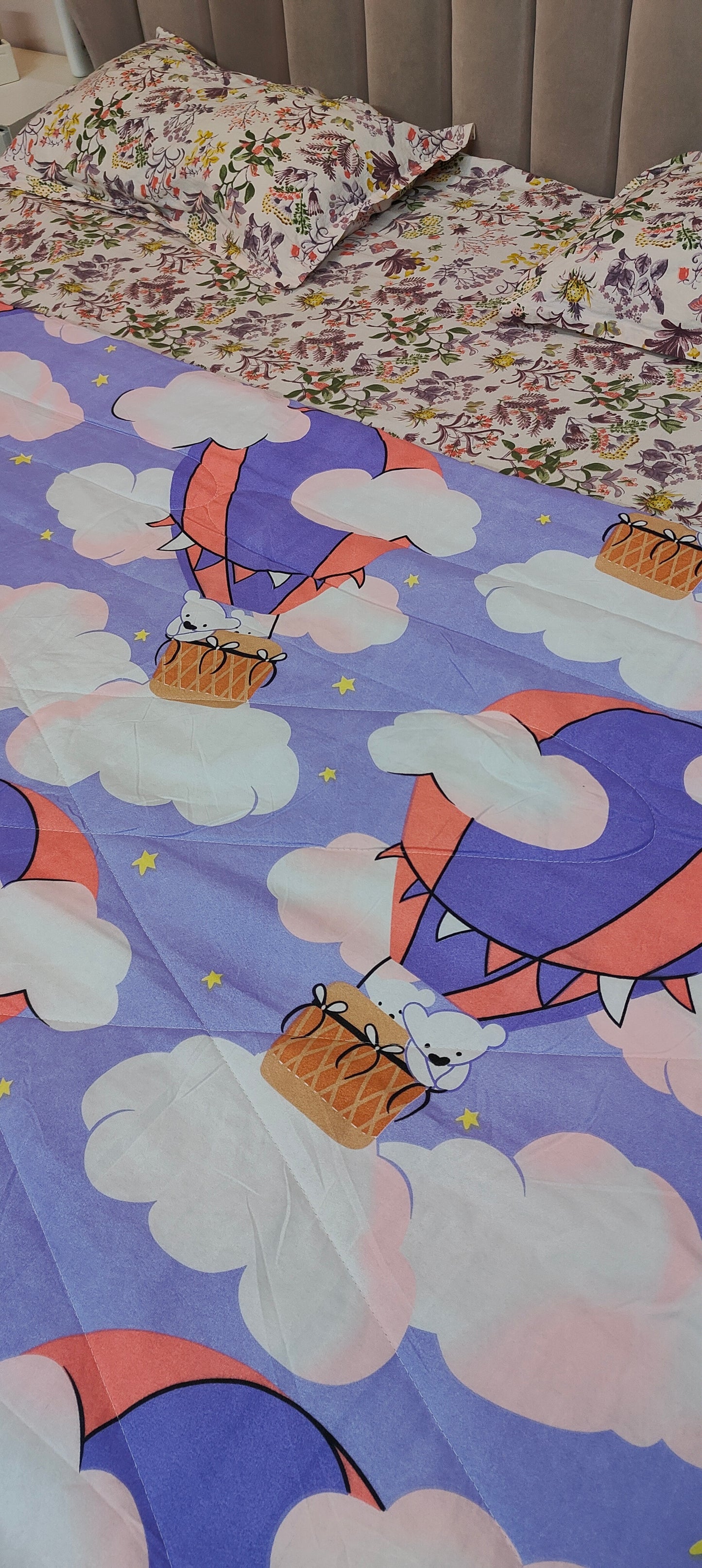 Lilac Clouds™ - Single Bed Comforter