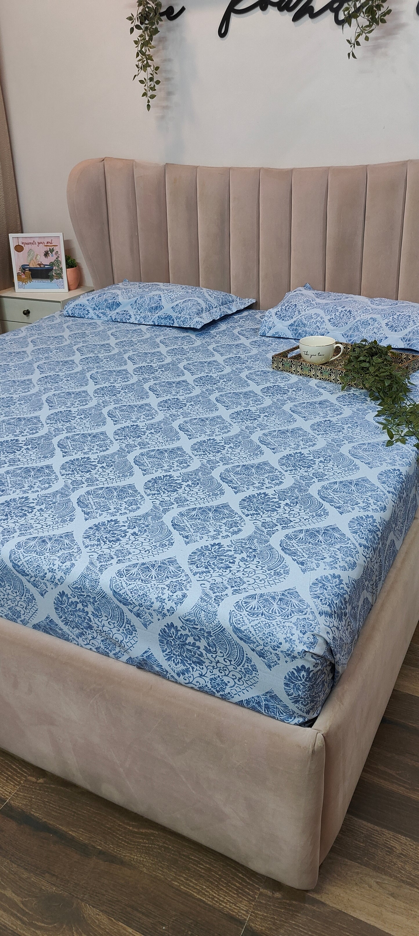 Pacific Heritage™ - Super King Pure Cotton Bedsheet