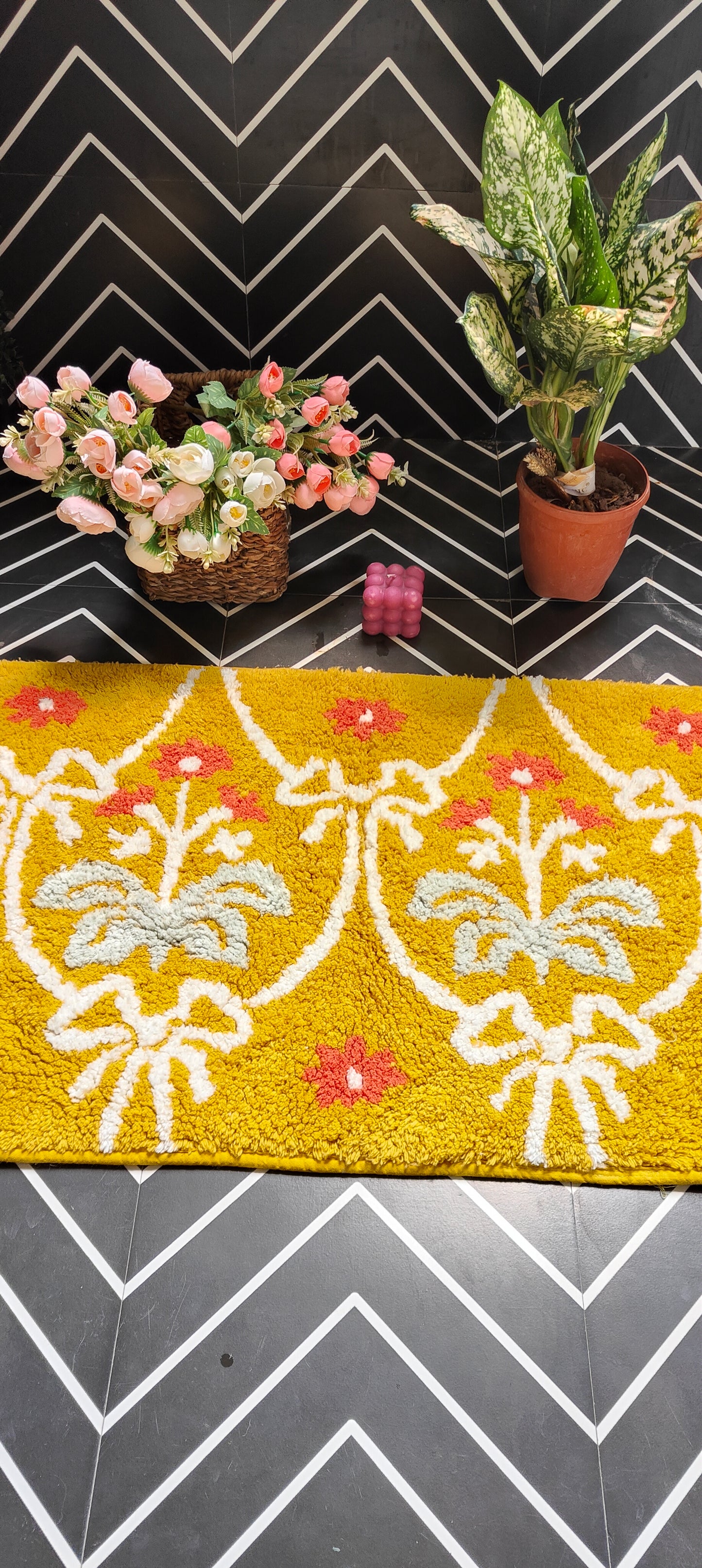 Mango Bouquet - Pure Cotton Floor Mat